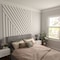 Ekena Millwork 48H x 1/2T Adjustable PVC Slat Wall Panel Kit w/ 4W Slats, Unfinished contains 11 Slats SWP55X48X0500UN - alternate 3